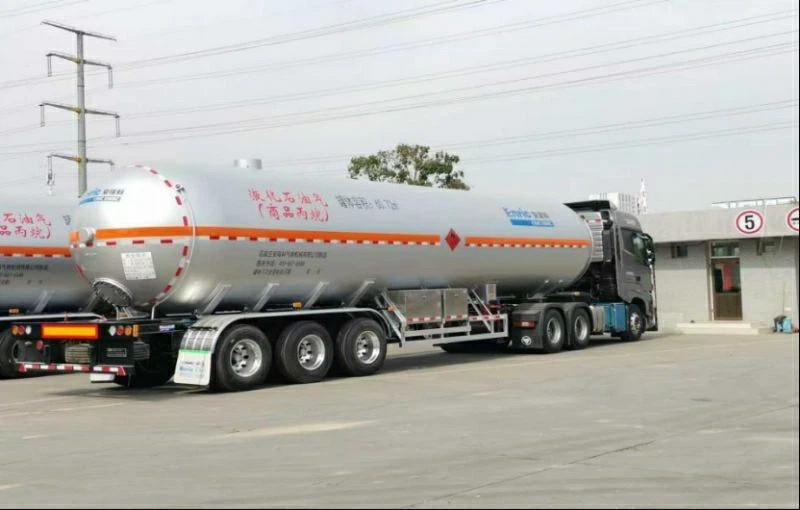 Liquefied Petroleum and Natural Gas Tank Semi-trailer